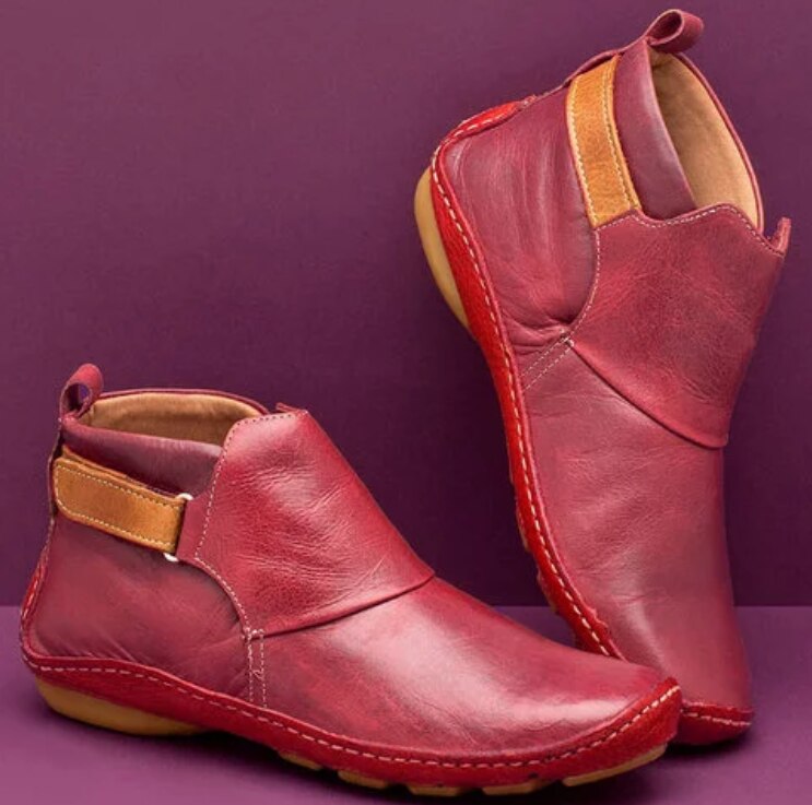 Imitation Leather Women's Ankle Boots