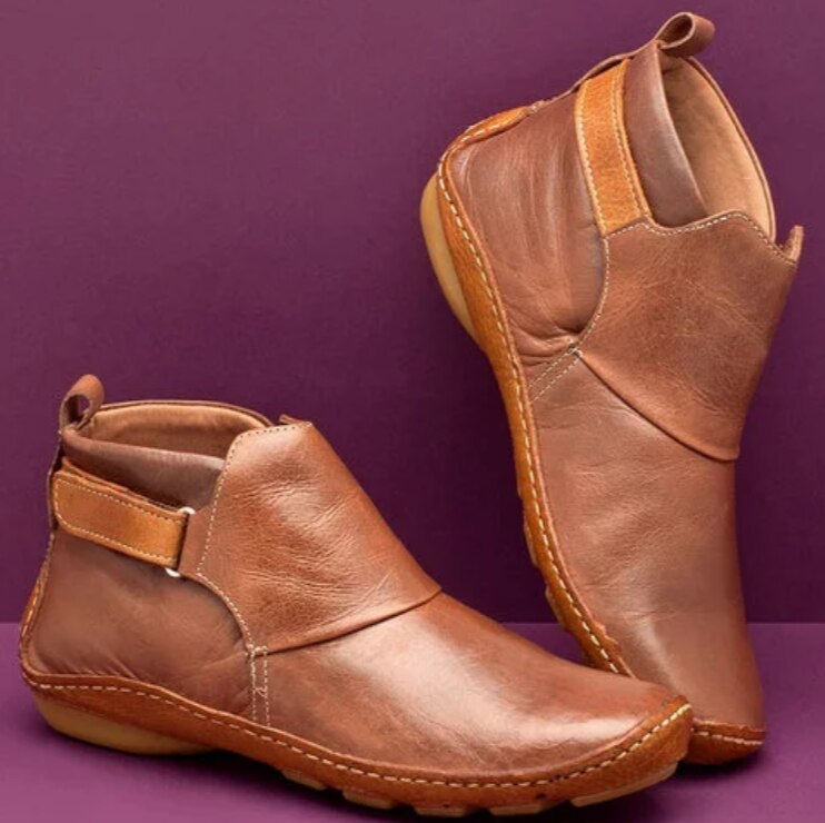 Imitation Leather Women's Ankle Boots