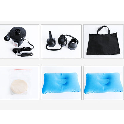Inflatable car rear seat mattress