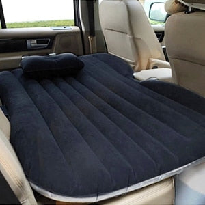 Inflatable car rear seat mattress