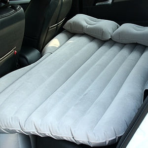 Inflatable car rear seat mattress