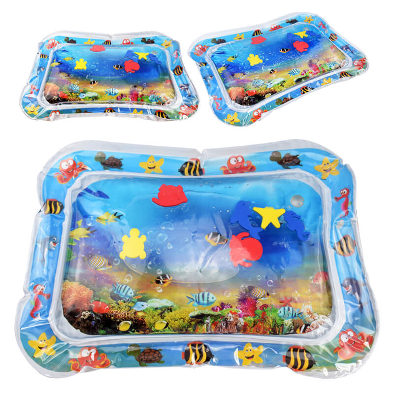 Inflatable water mat for babies