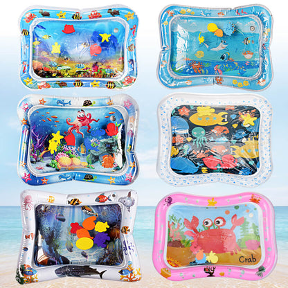 Inflatable water mat for babies