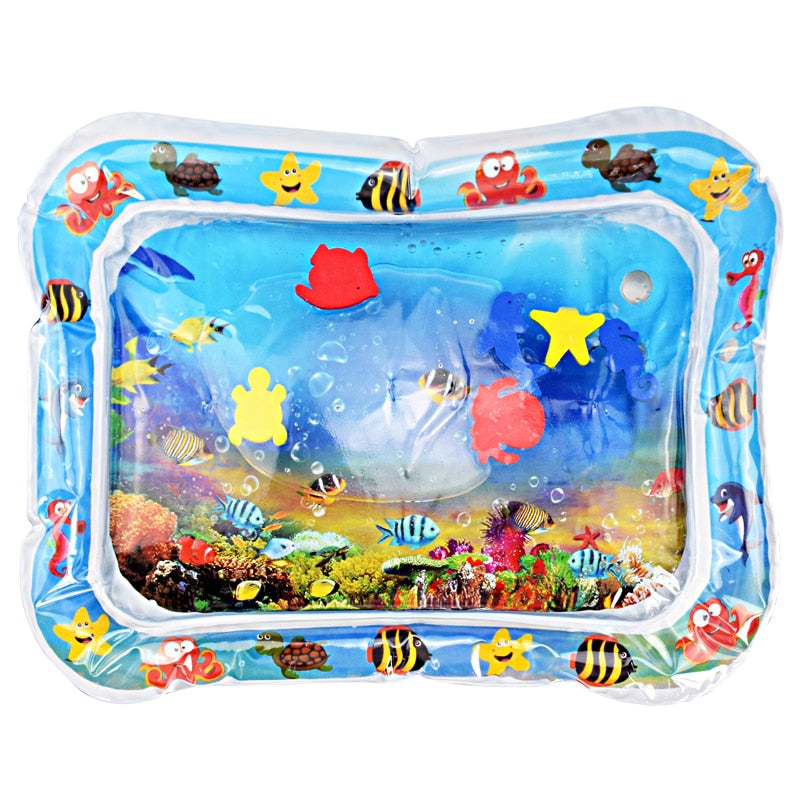 Inflatable water mat for babies