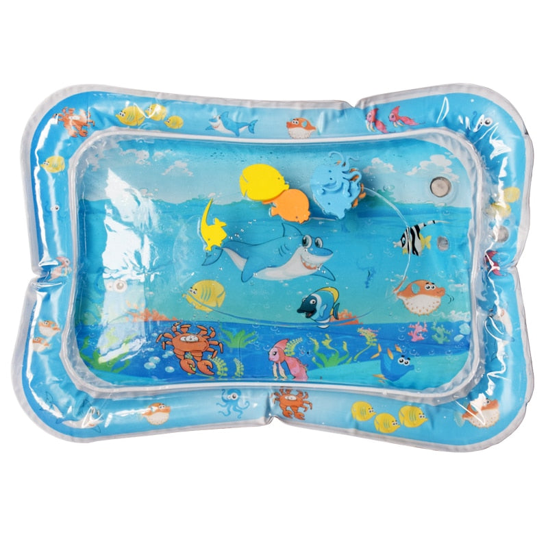 Inflatable water mat for babies