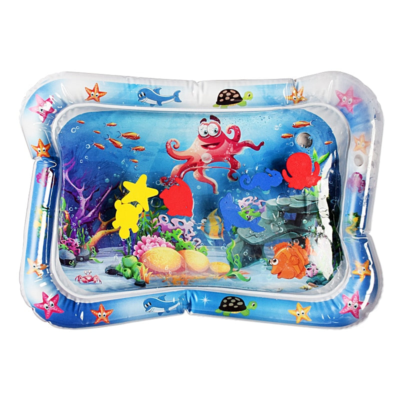 Inflatable water mat for babies