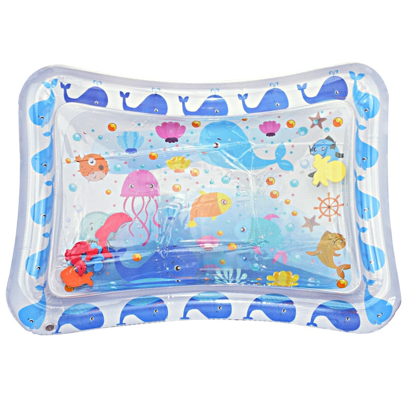 Inflatable water mat for babies