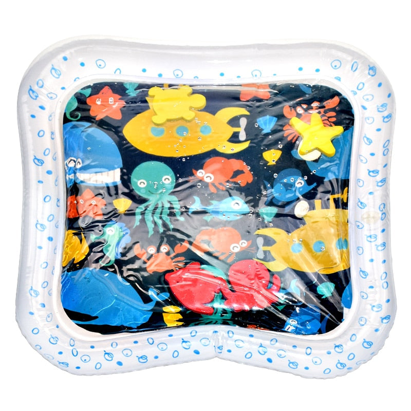 Inflatable water mat for babies