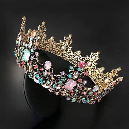 Jeweled Baroque Queen's Crown