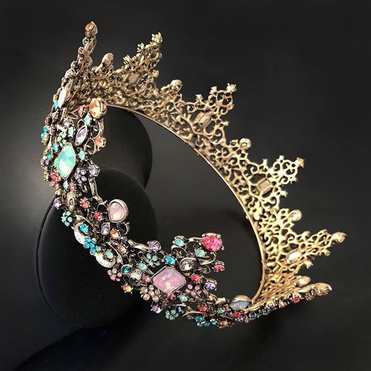 Jeweled Baroque Queen's Crown