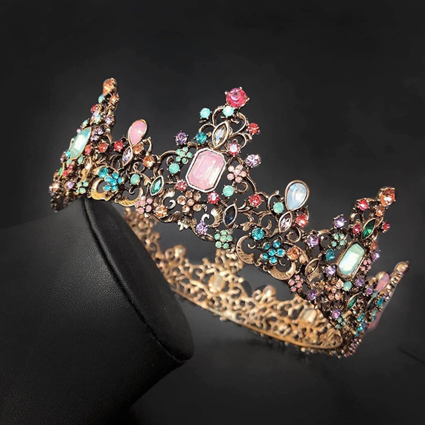 Jeweled Baroque Queen's Crown