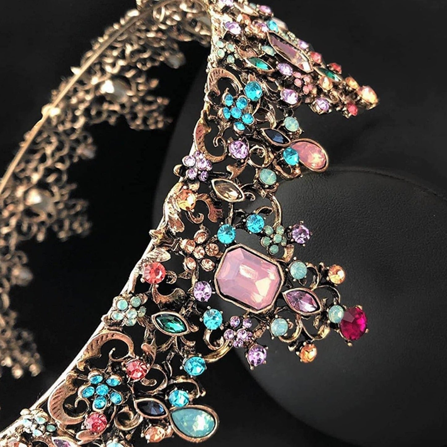 Jeweled Baroque Queen's Crown