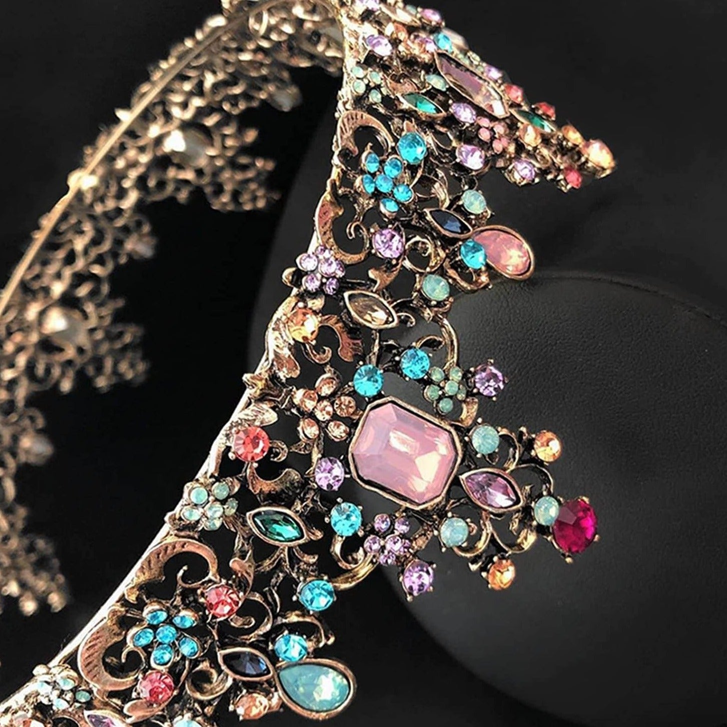 Jeweled Baroque Queen's Crown