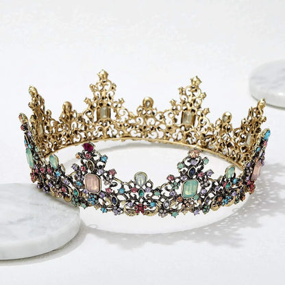 Jeweled Baroque Queen's Crown