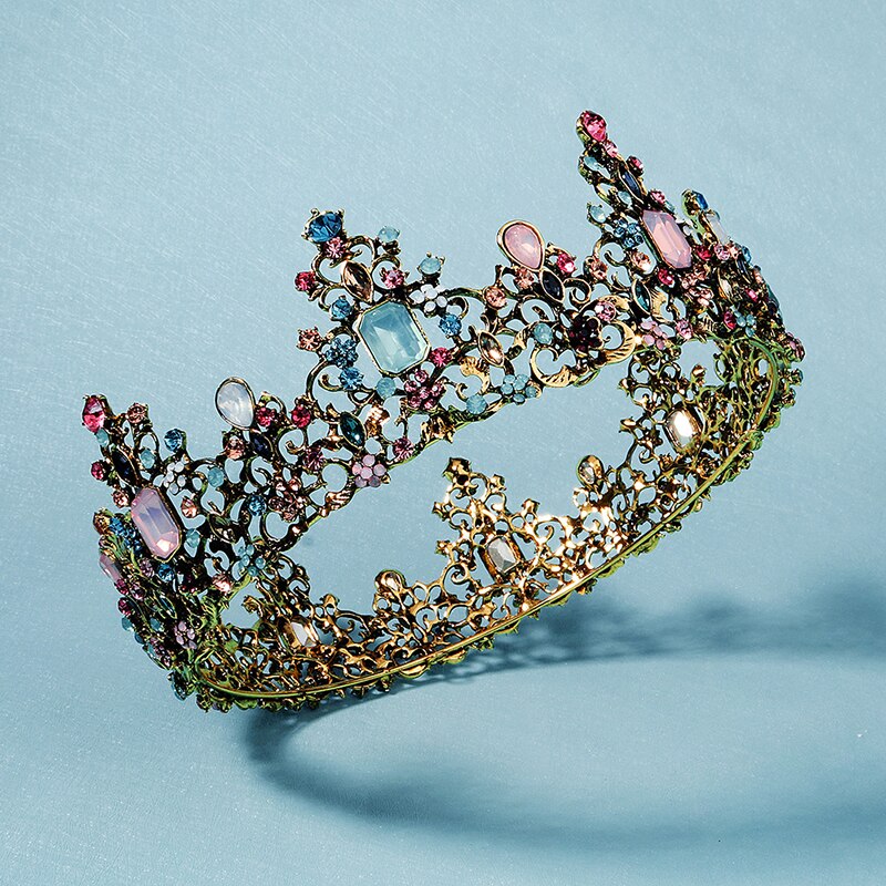 Jeweled Baroque Queen's Crown