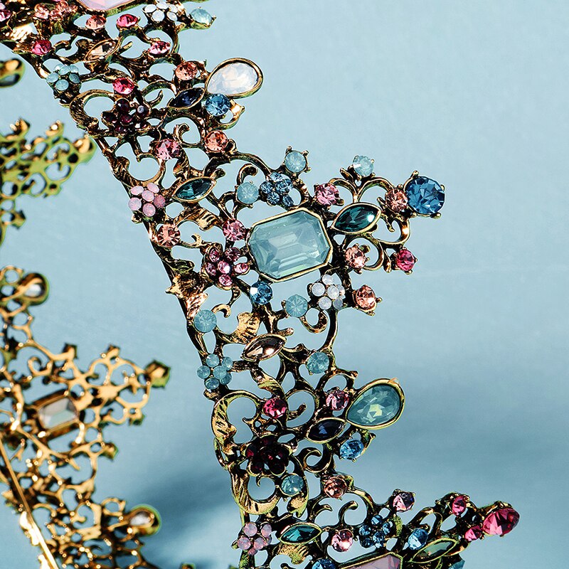 Jeweled Baroque Queen's Crown