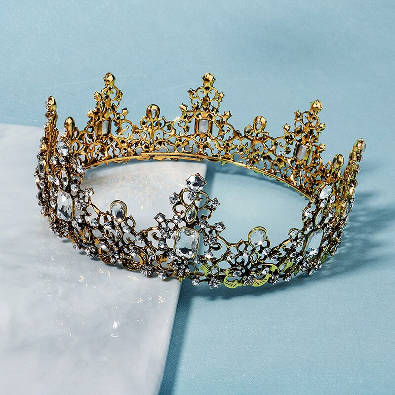 Jeweled Baroque Queen's Crown