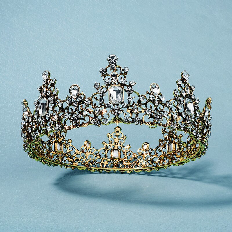 Jeweled Baroque Queen's Crown