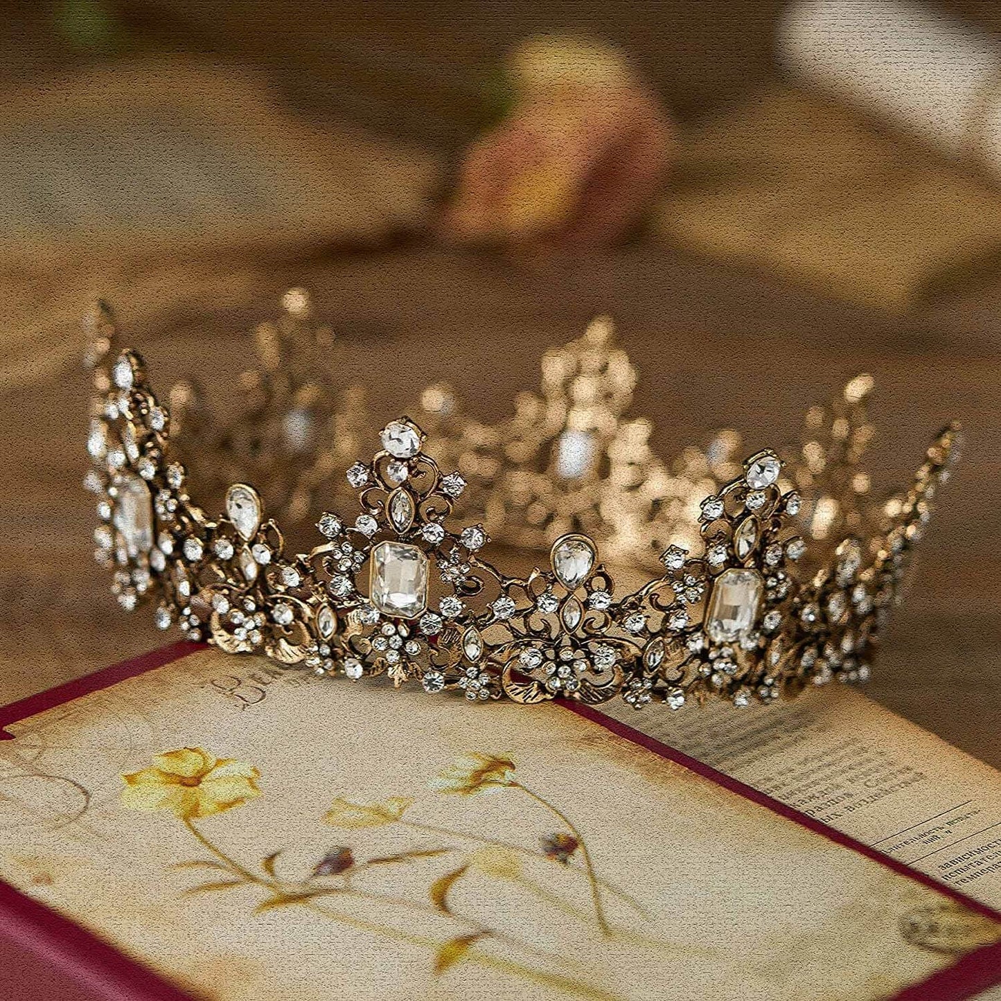 Jeweled Baroque Queen's Crown