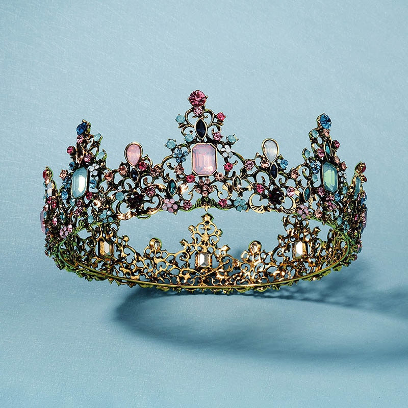 Jeweled Baroque Queen's Crown