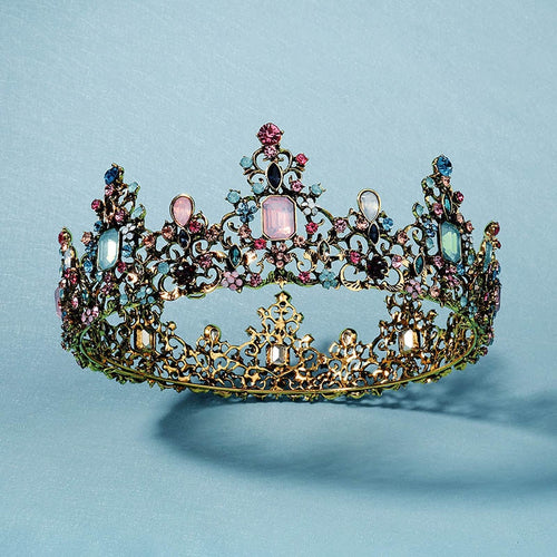 Jeweled Baroque Queen's Crown