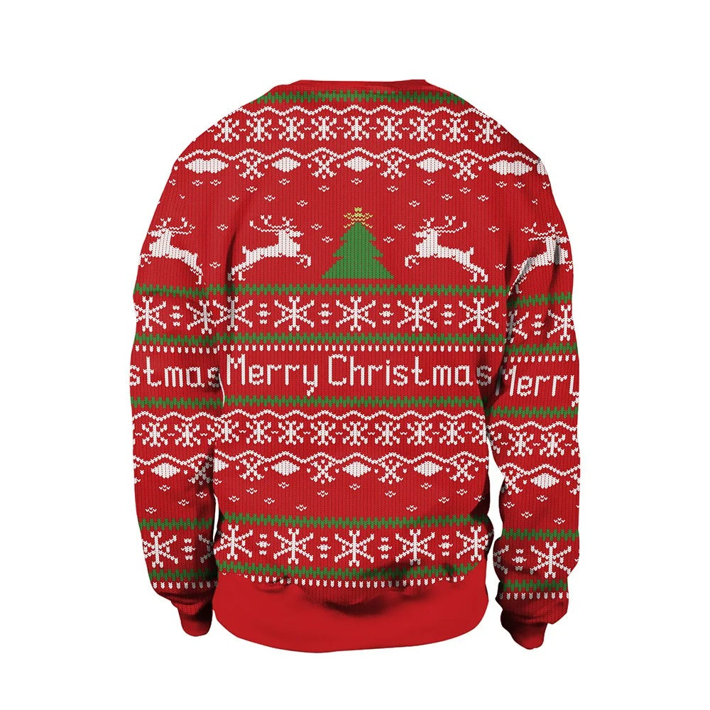 Jumper with Christmas print