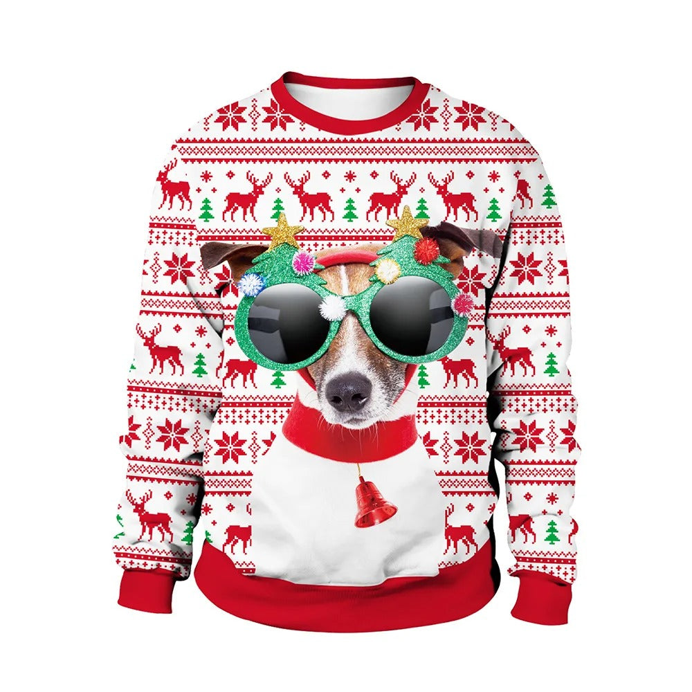 Jumper with Christmas print