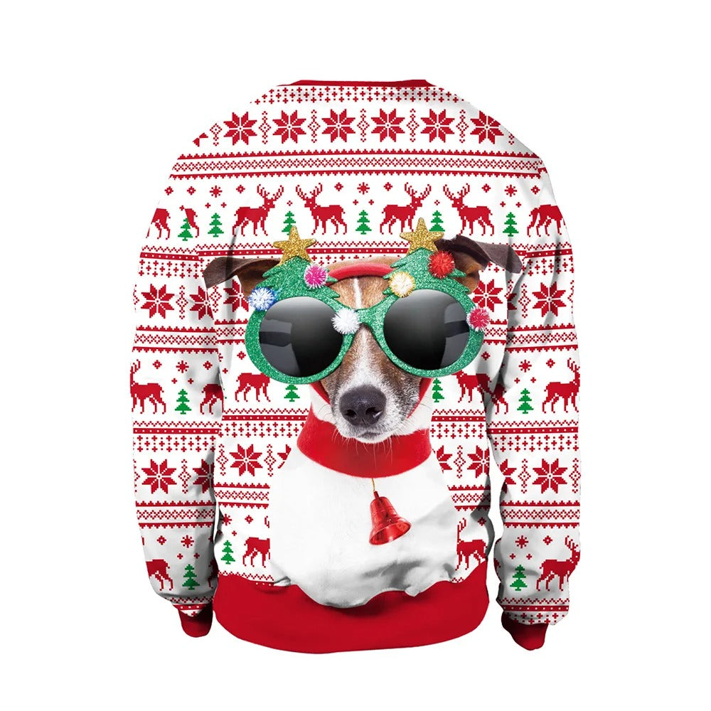 Jumper with Christmas print