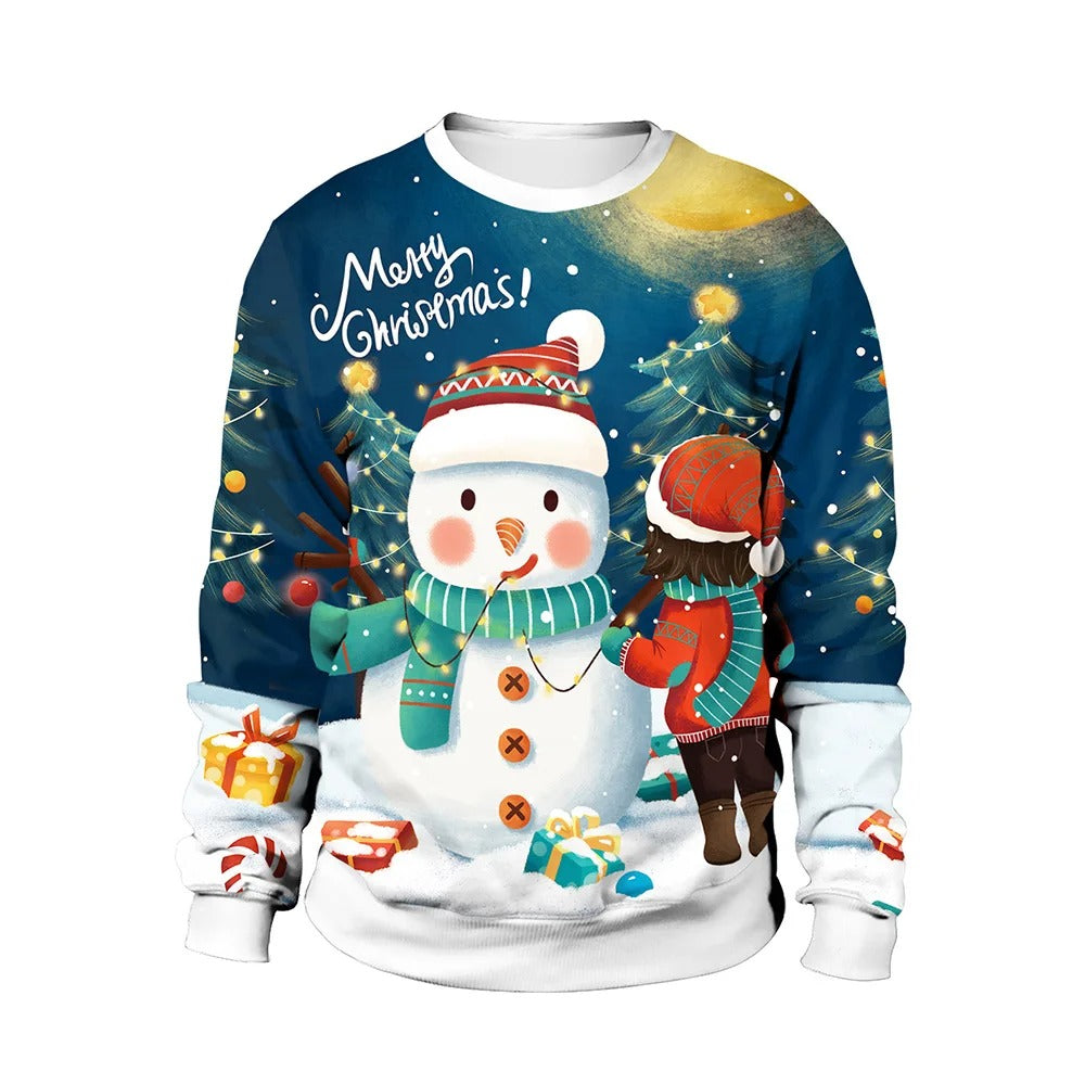 Jumper with Christmas print