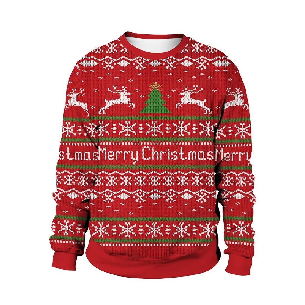 Jumper with Christmas print