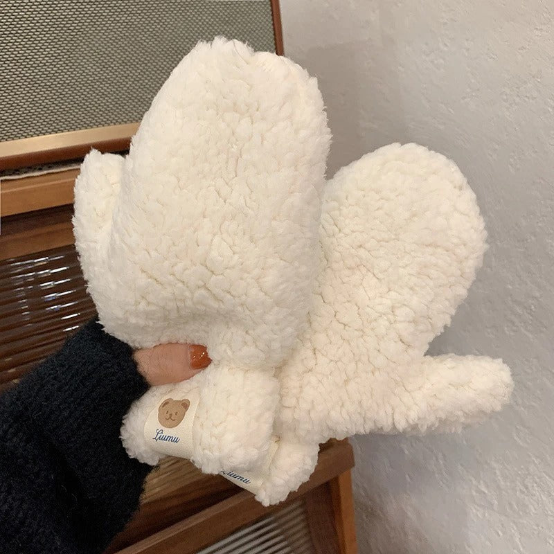 Kawaii Plush Warm Gloves