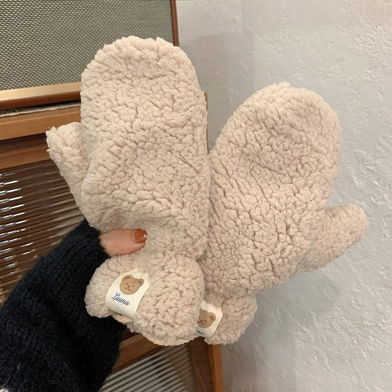 Kawaii Plush Warm Gloves
