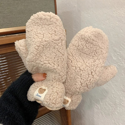 Kawaii Plush Warm Gloves