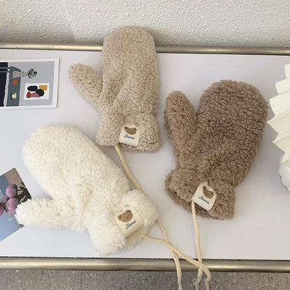 Kawaii Plush Warm Gloves