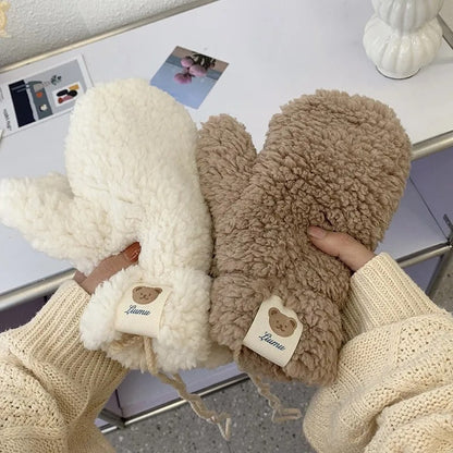 Kawaii Plush Warm Gloves