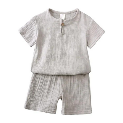Kids Breathable T-Shirt Shorts Set