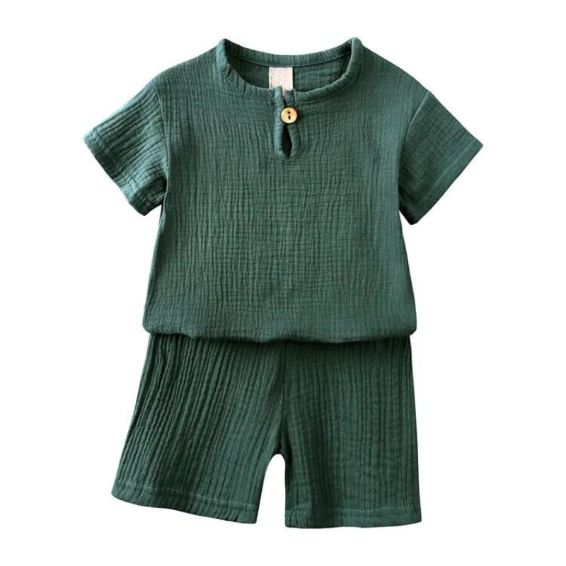 Kids Breathable T-Shirt Shorts Set