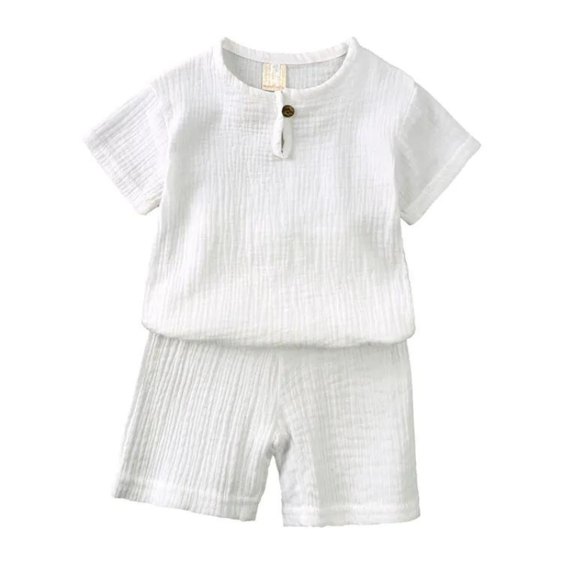 Kids Breathable T-Shirt Shorts Set