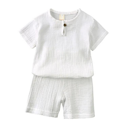 Kids Breathable T-Shirt Shorts Set