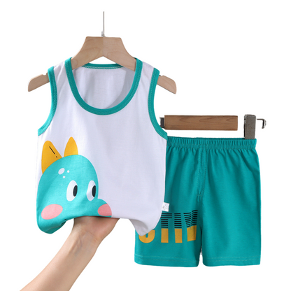 Kids Cute T-Shirt Short Set