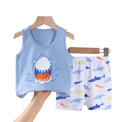 Kids Cute T-Shirt Short Set