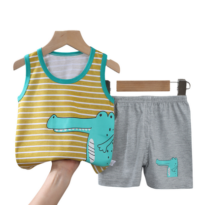 Kids Cute T-Shirt Short Set