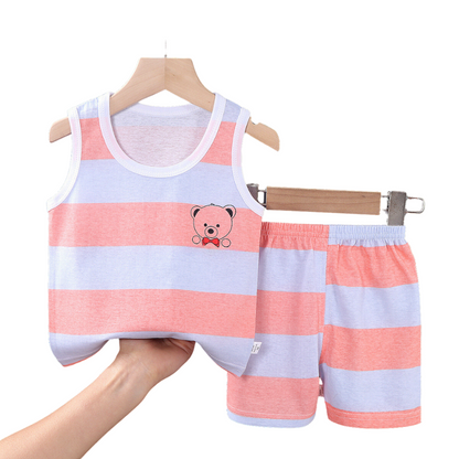 Kids Cute T-Shirt Short Set