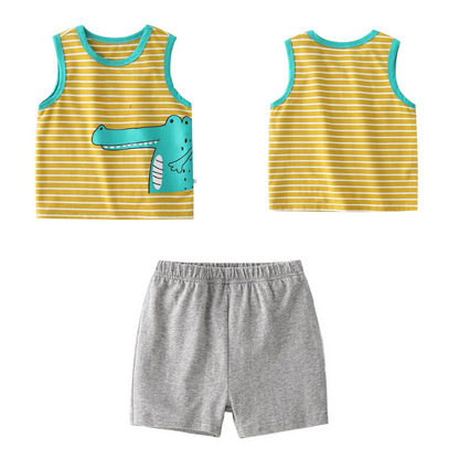 Kids Cute T-Shirt Short Set