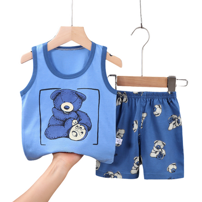 Kids Cute T-Shirt Short Set