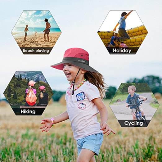 Kids UV protection sun hat