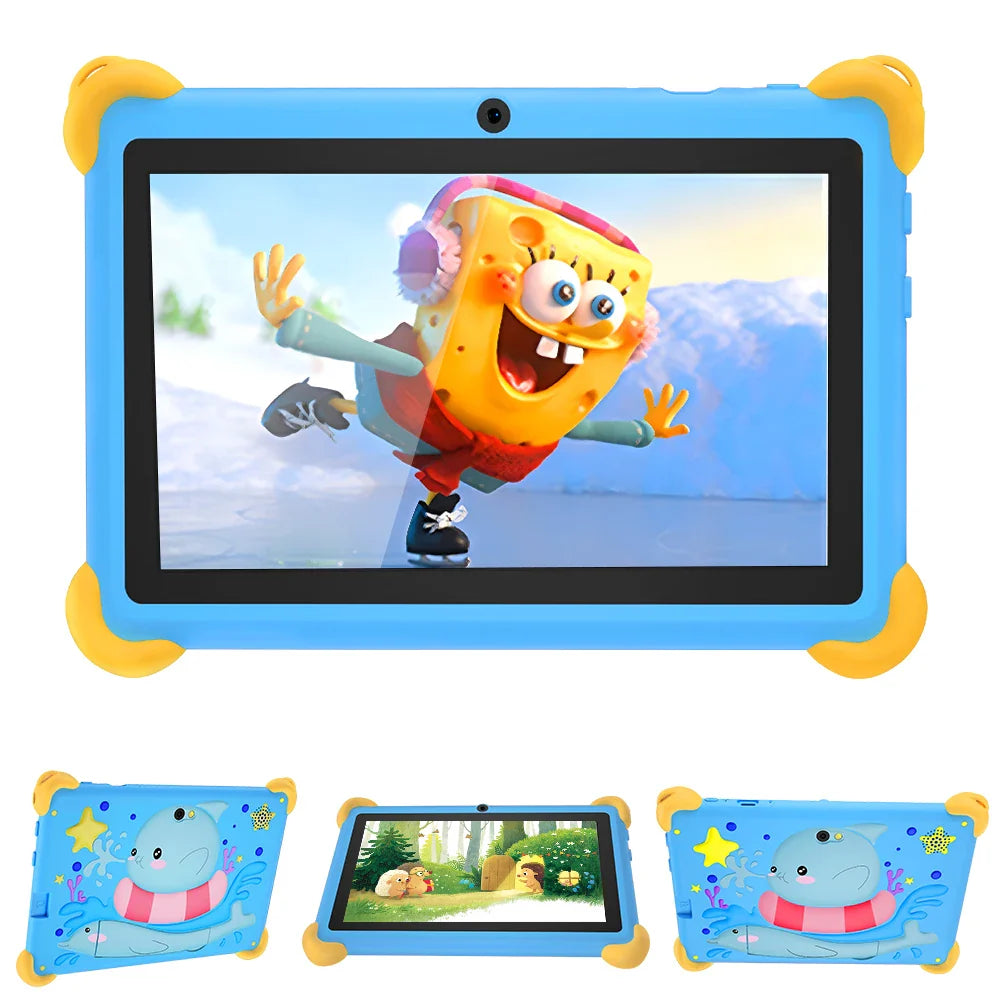 Kids tablet 7 Inch Android 12 with 4GB RAM and 64GB Storage