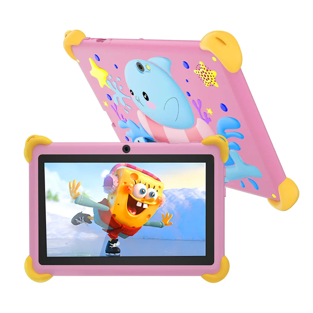 Kids tablet 7 Inch Android 12 with 4GB RAM and 64GB Storage