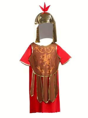 Kids Roman Warrior Costume Ancient Soldier Outfit 2