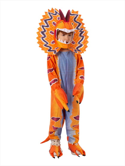 Kids' Triceratops Dinosaur Costume Jumpsuit 11